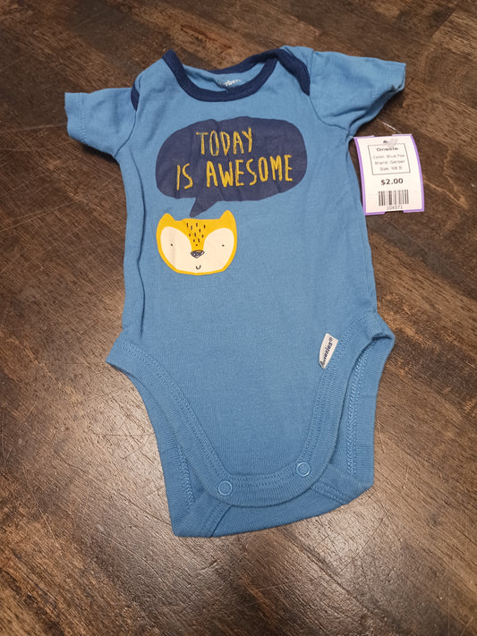 Blue Fox Gerber Onesie, NB B
