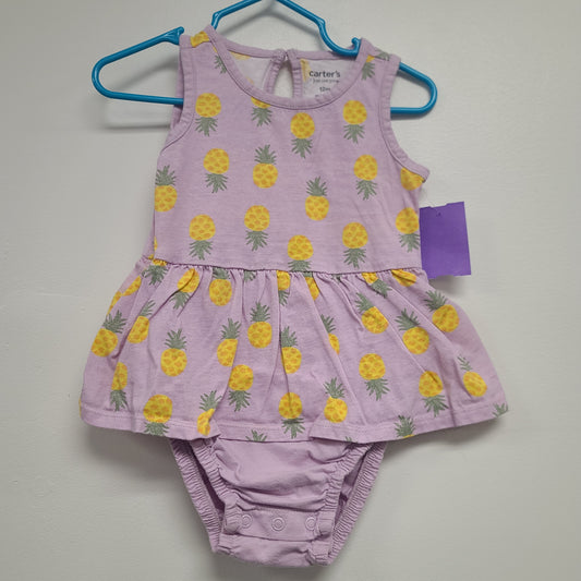 Purple Pineapple Carters Dress, 12M G