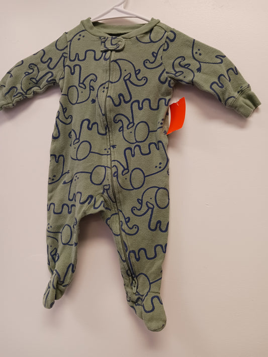 Green Carters Elephant Sleeper, 6M B