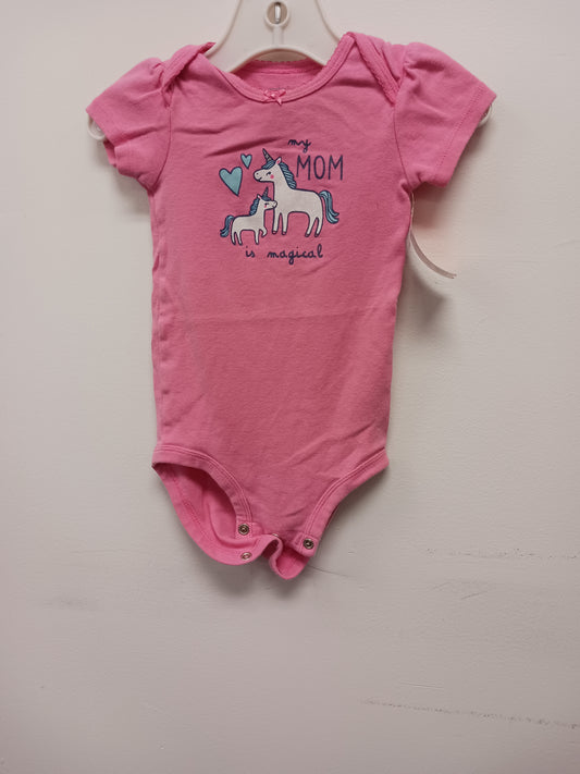 Pink Carters Unicorn Onesie, 9M G