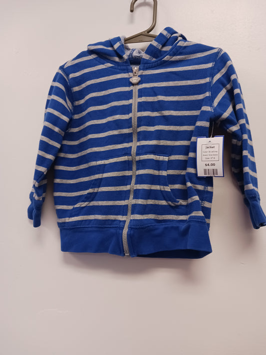 Blue/Grey Okie Dokie Jacket, 2T B