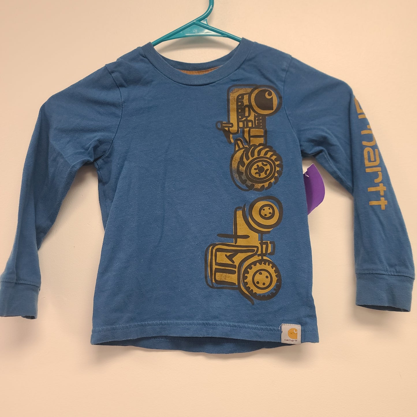Blue/Brown Carhartt Longsleeve Shirt, 3T B