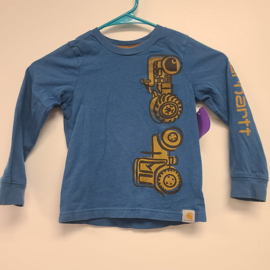 Blue/Brown Carhartt Longsleeve Shirt, 3T B