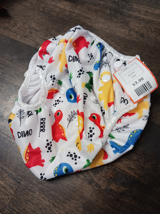 red/blue/yellow  Dinosaur Diaper Covers