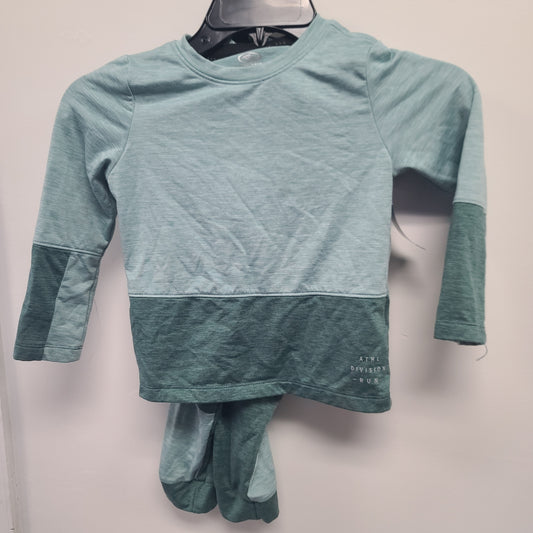 green athletic athletic suit, 4T B