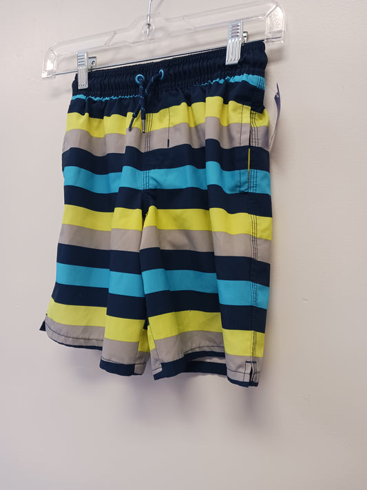 Navy/Green/Grey/Blue Wonder Nation Swim Trunks, 8 B