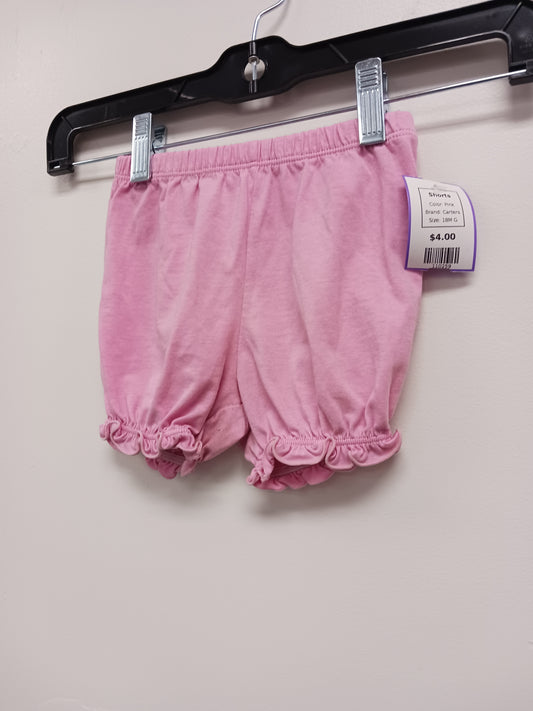 Pink Carters Shorts, 18M G