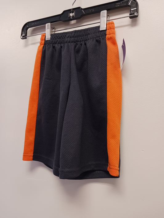 Grey/Orange Clubhouse Active Shorts, 5T B