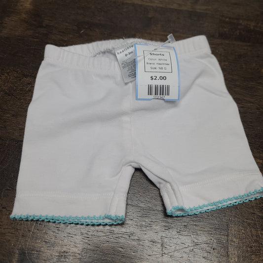 White Healthtex Shorts, NB G