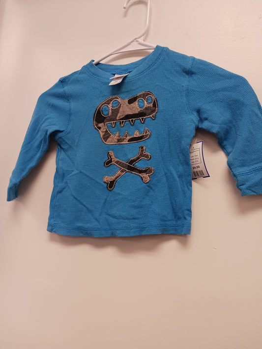 blue Circo Dino Long Sleeve Shirt, 2T B