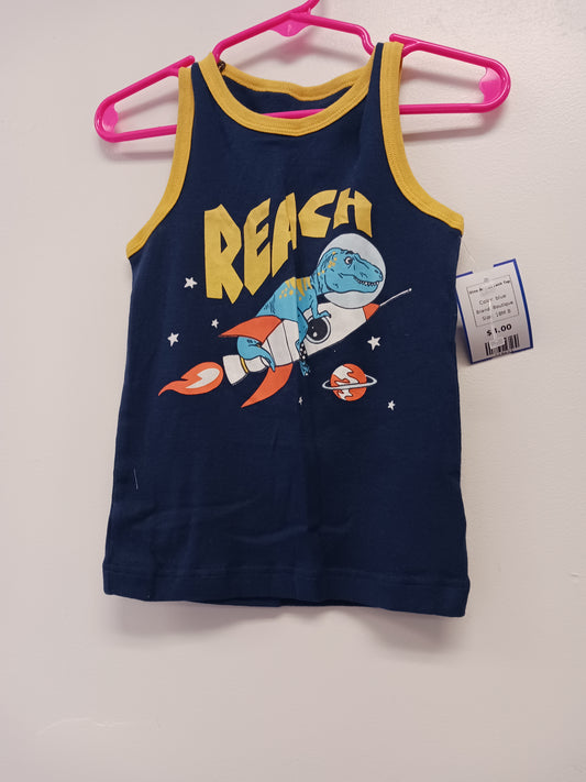 blue Boutique Dino Rocket Tank Top, 18M B
