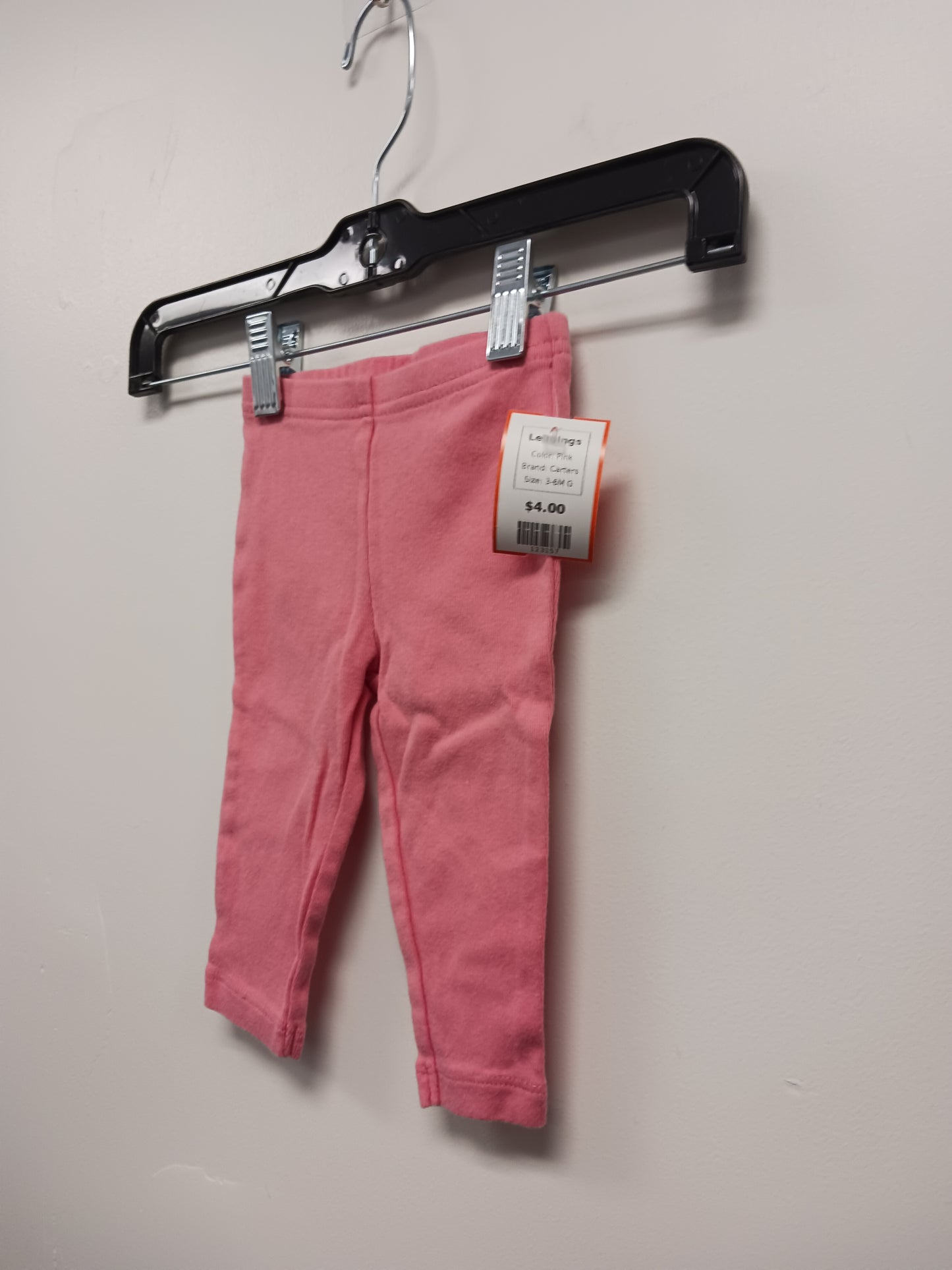 Pink Carters Leggings, 3-6M G