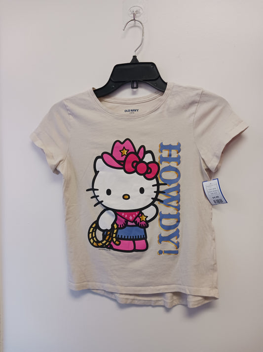 white Old Navy Hello Kitty Tshirt 10/12, 10 G