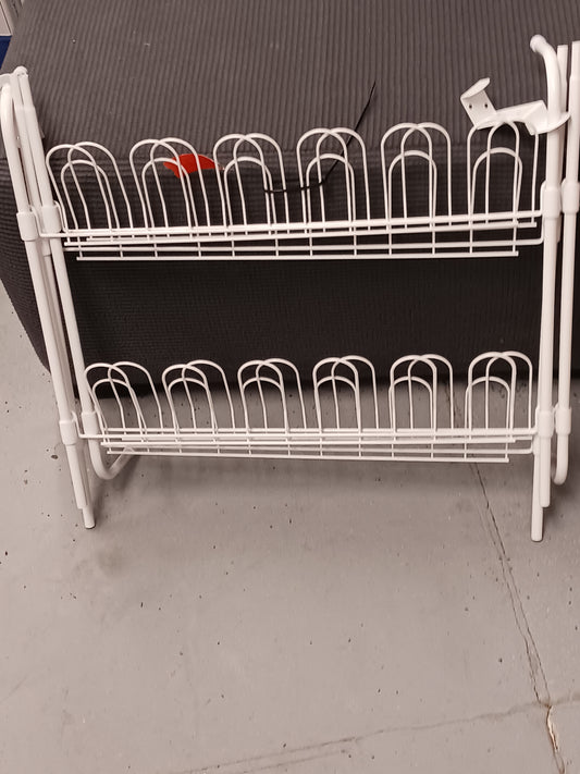 white  Over the Door Shoe Rack