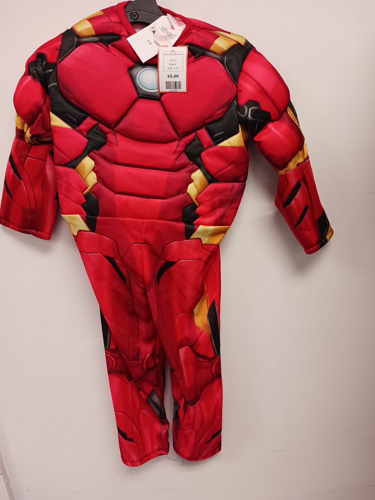 Iron Man Costume, 2-3T