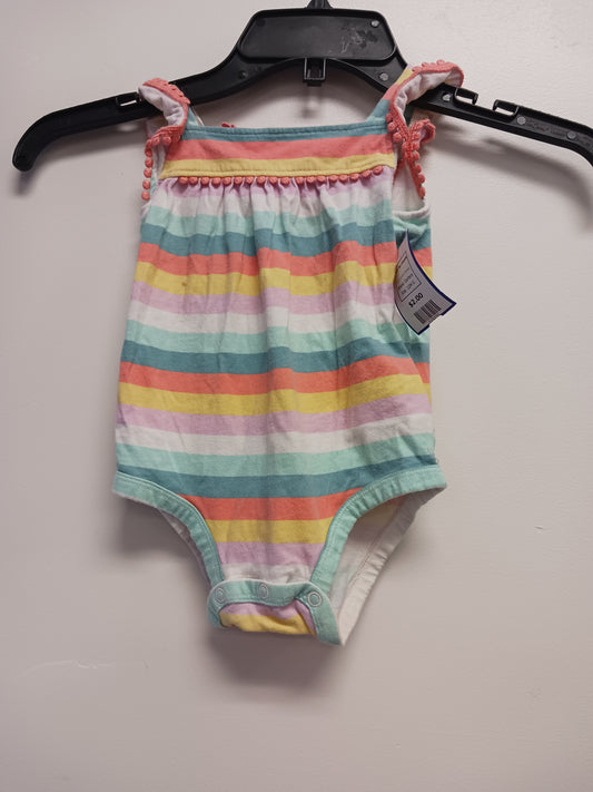 Colorful Striped Carters Tank Top Onesie, 12M G