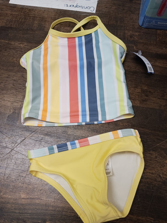 Yellow/Colorful Wonder Nation Swim Suit, 18M G