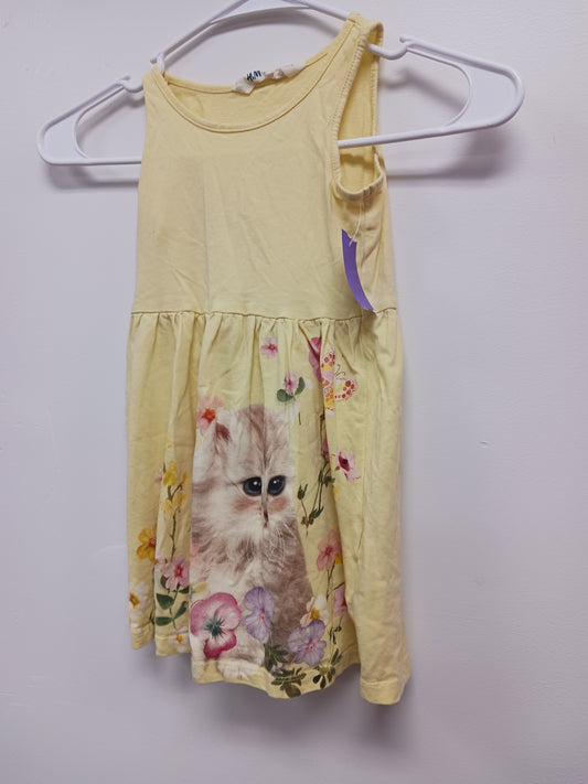 yellow H&M Kitten Sun Dress, 2T G