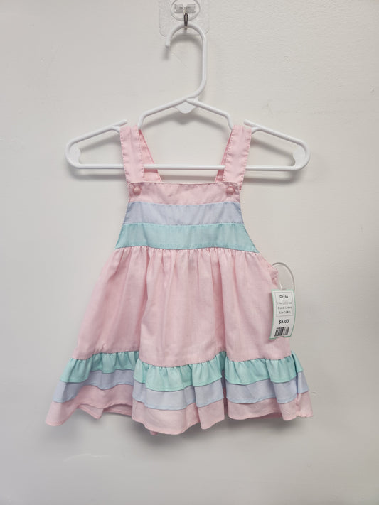 Pink/Blue Carters Dress, 18M G