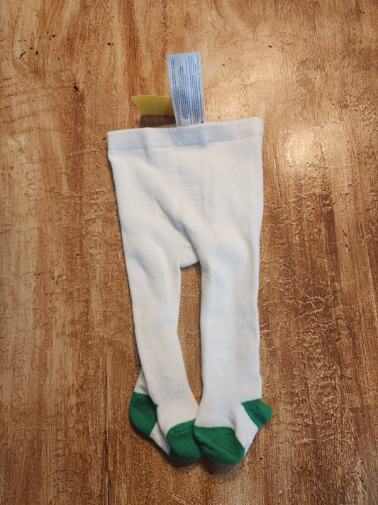 White/Green Carters Tights, 3M G