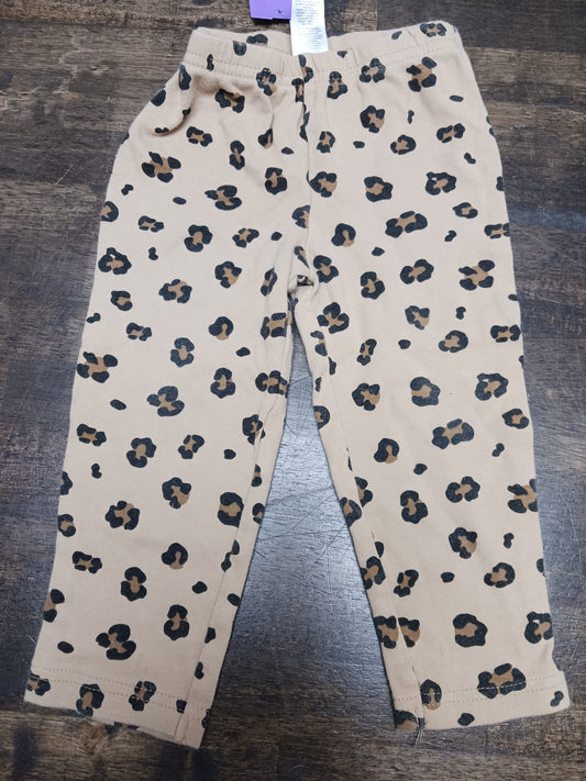 Brown Cheetah Carters Pants, 18M G