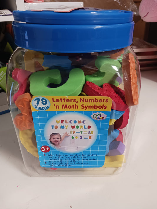 Multi Vendes Bath Letters & Numbers