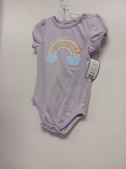 Purple Rainbow Garanimals Onesie, 12M G