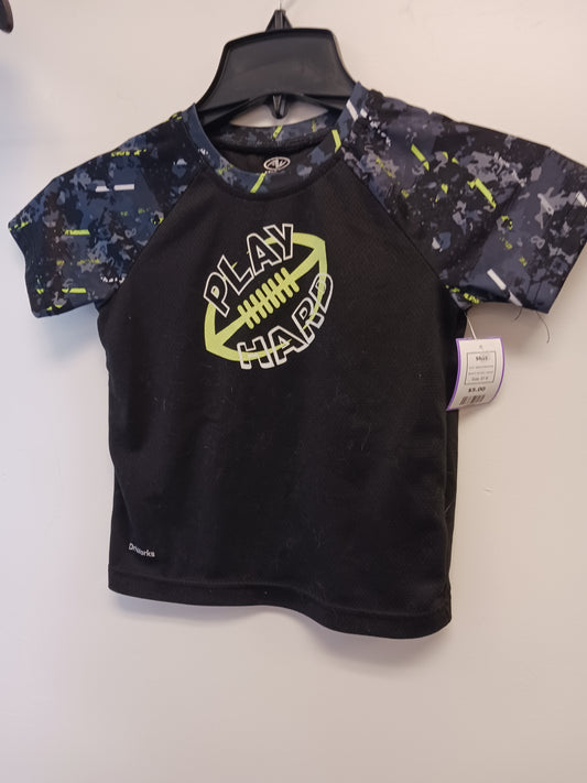 Black/Green/Grey Athletic Works Shirt, 5T B
