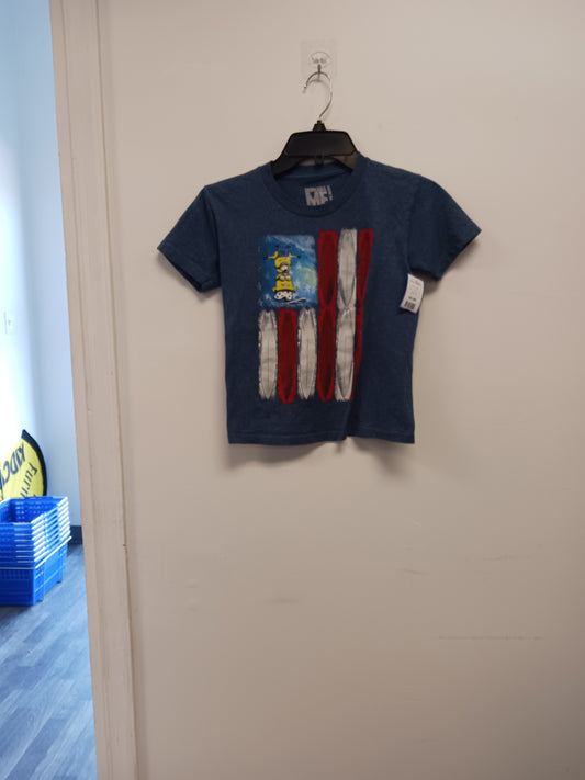 blue Despicable Me Minion Flag Tshirt, 6 B