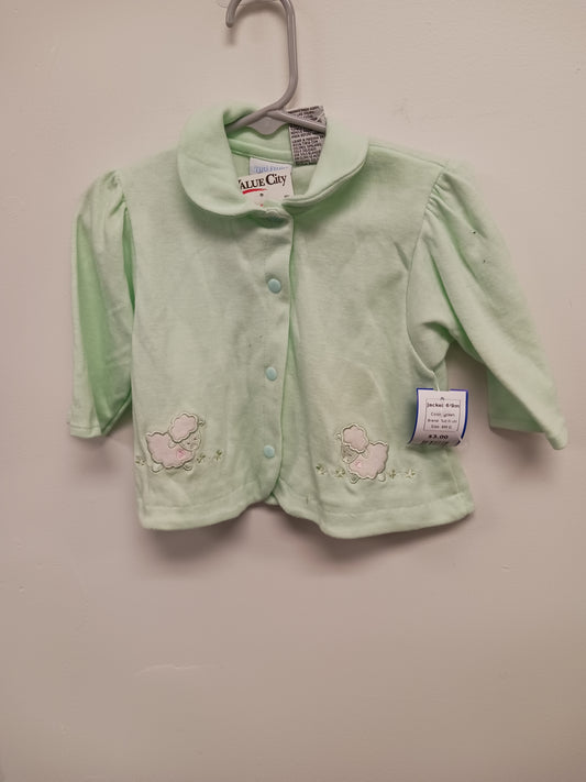green Tuti Fruiti Jacket  6/9m, 6M G