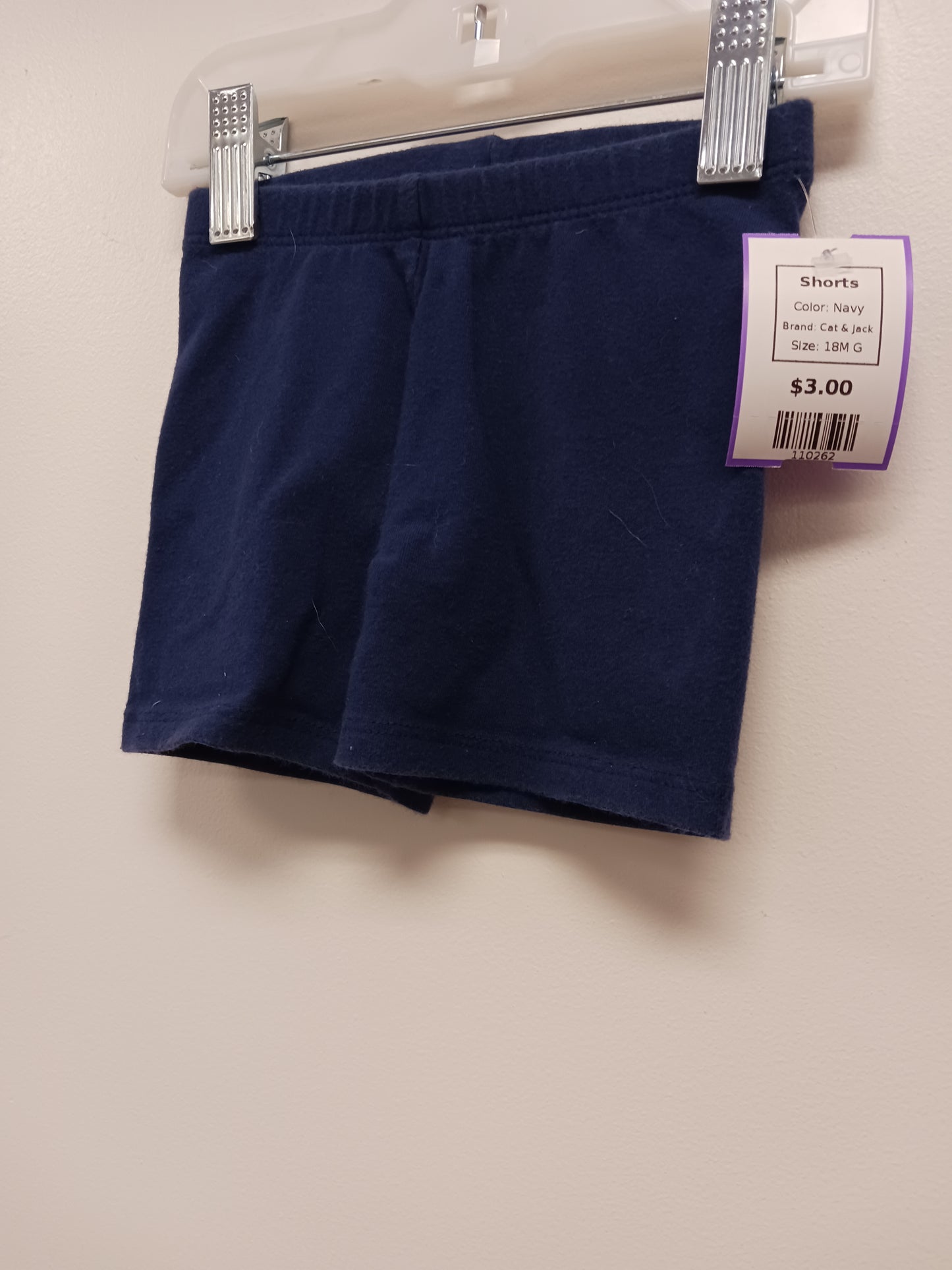 Navy Cat & Jack Shorts, 18M G