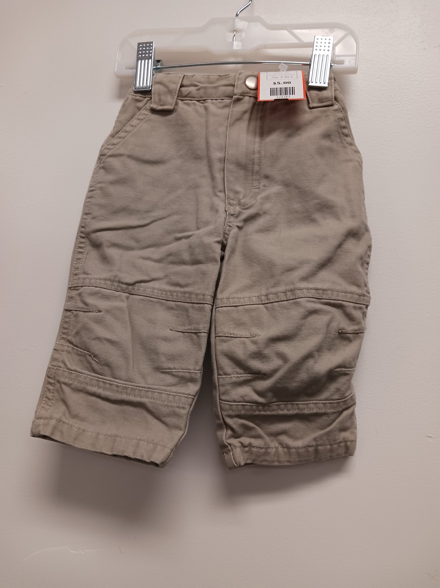 Tan First Moments Pants, 6-9M B
