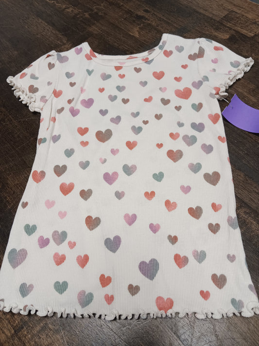 white Garanimals Heart Shirt, 4T G