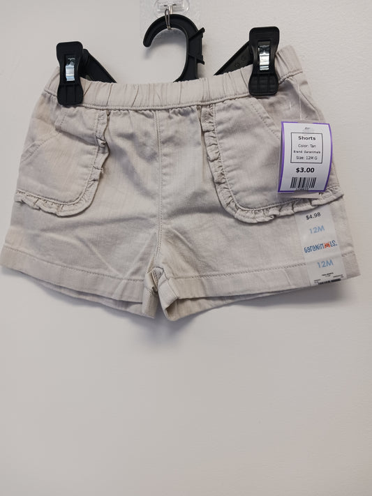 Tan Garanimals Shorts, 12M G