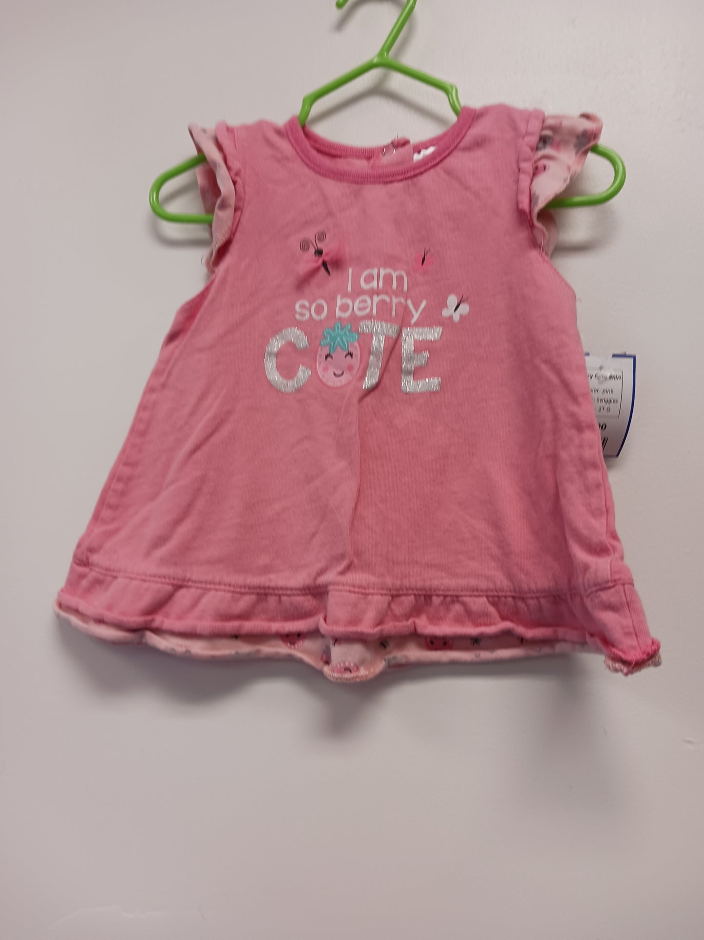 pink Swiggles Berry Cute Shirt, 2T G