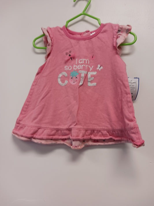 pink Swiggles Berry Cute Shirt, 2T G