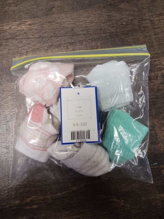 Bag Of Girls Socks(6)