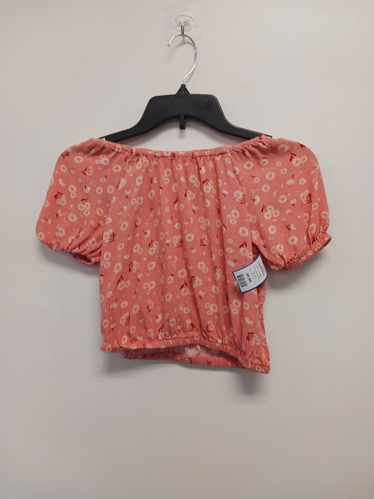 orange Cat & Jack Daisy Shirt, 8 G