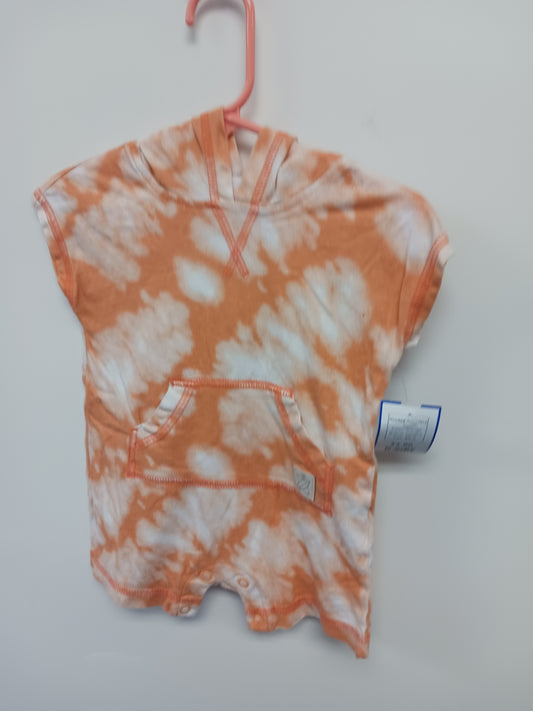 orange Carters Hooded One Piece, 6M B