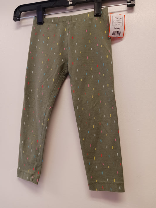 Green/Colorful Old Navy Leggings, 3T G