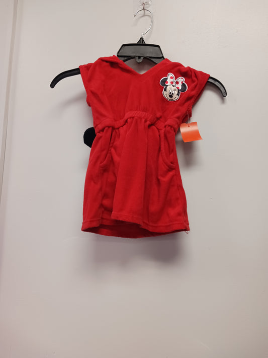 Red Disney Minnie Mouse Cover up, 18M G