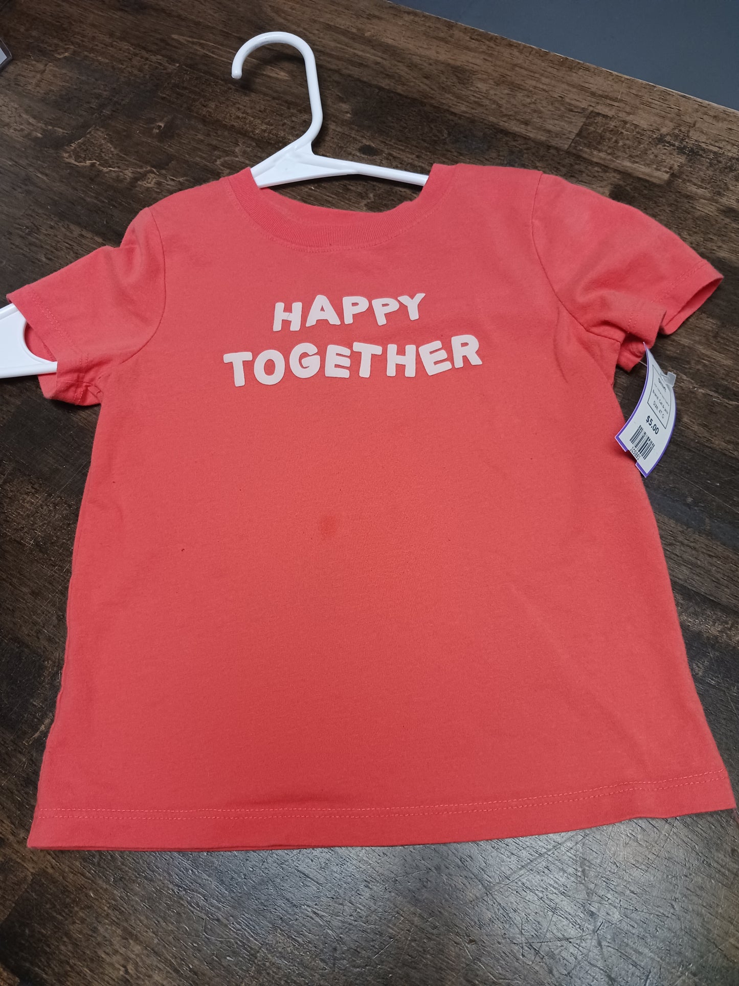 Orange Happy Together Cat & Jack Shirt, 4T G