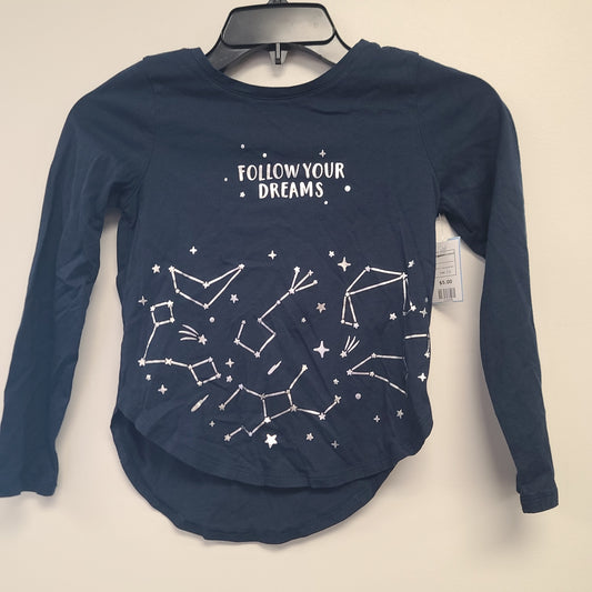 Navy Follow Your Dreams Members Mark Longsleeve Shirt, 7 G