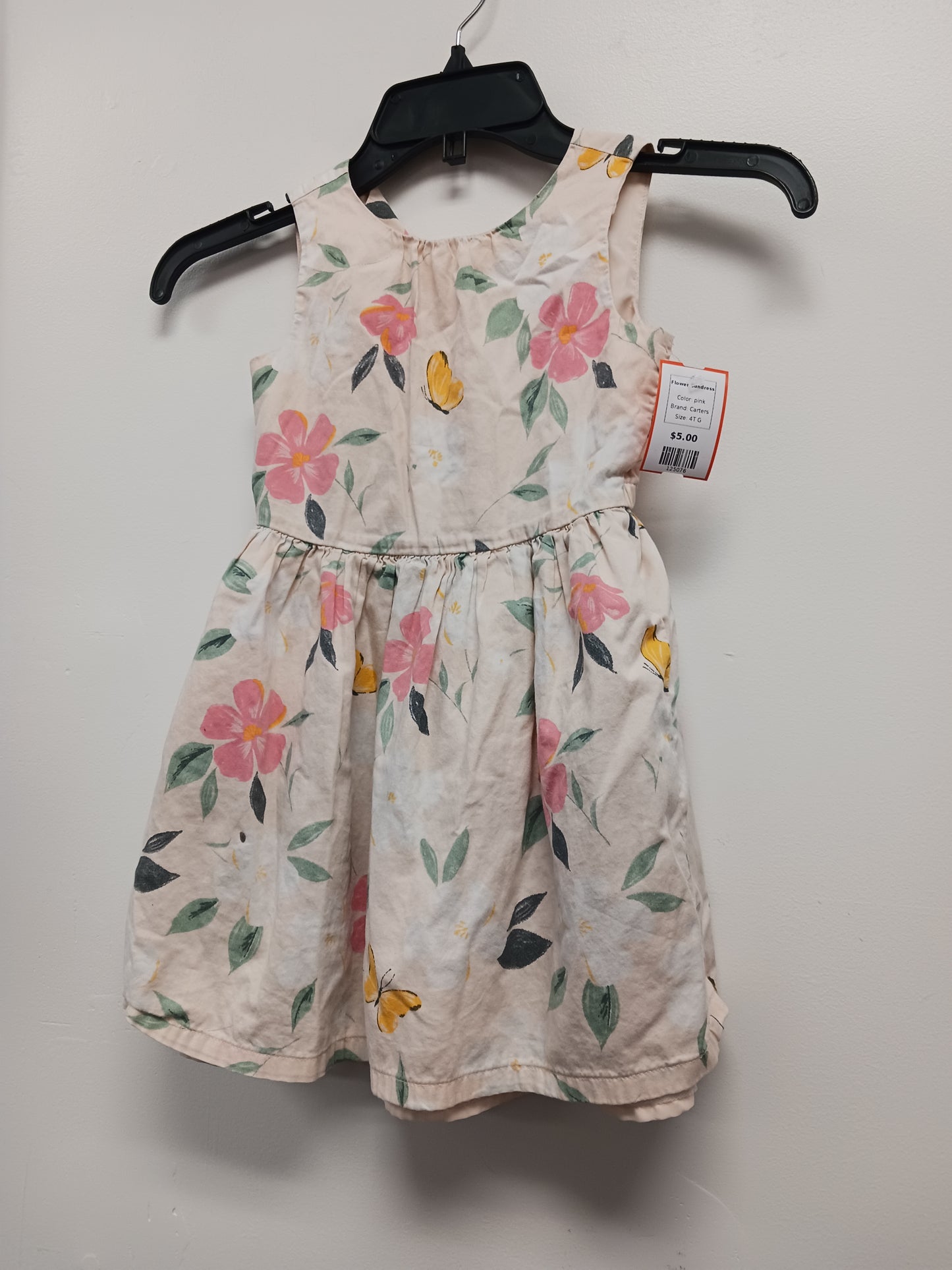 pink Carters Flower Sundress, 4T G