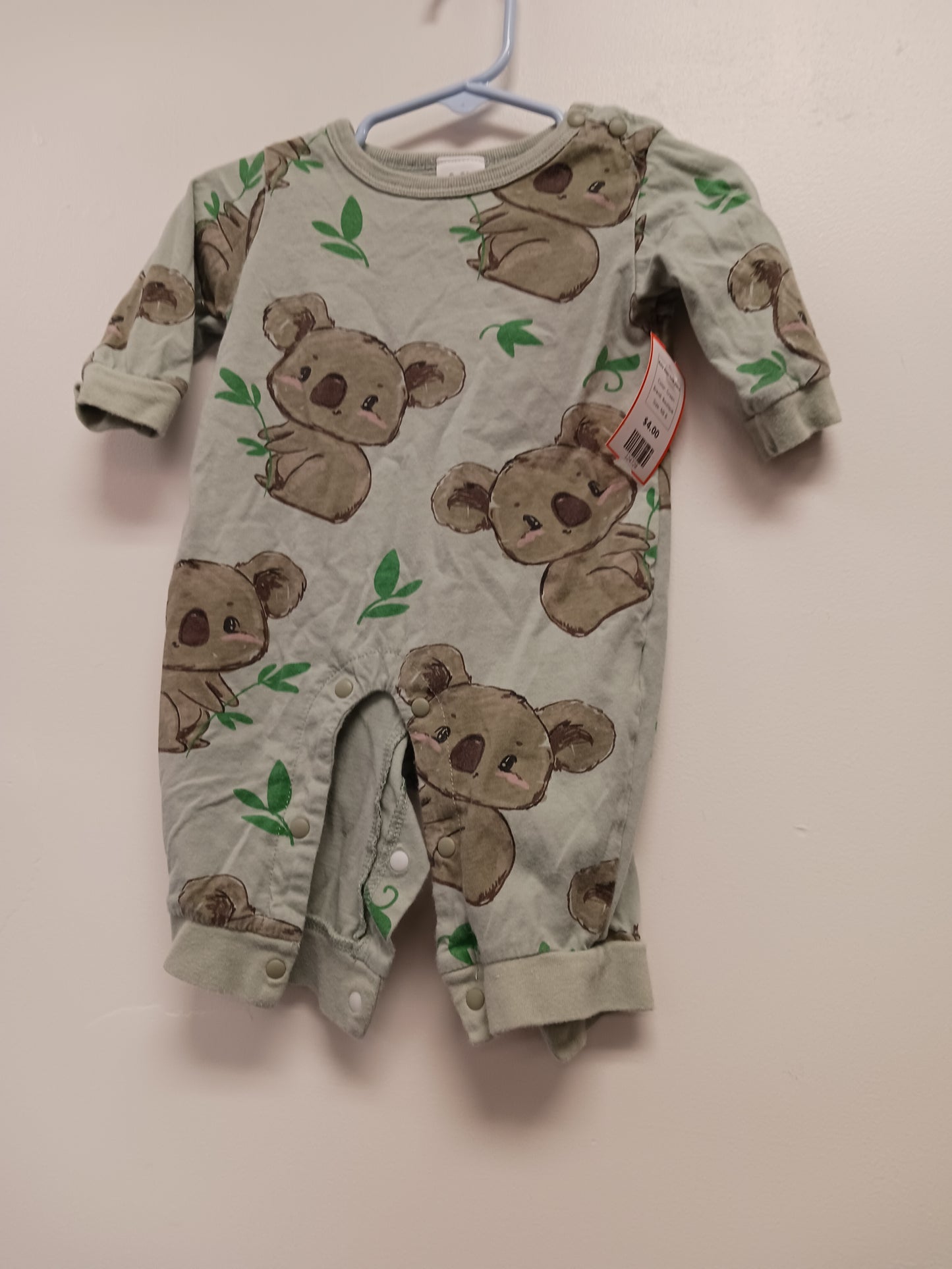 Green Boutique Kola Bear One piece, NB B