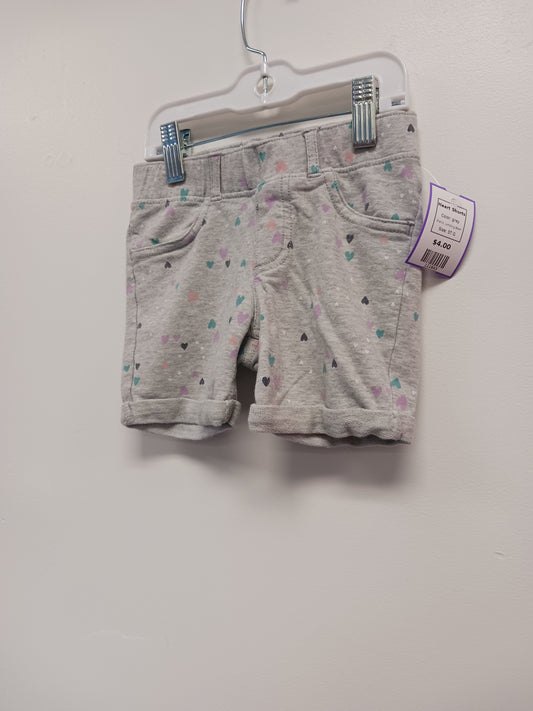grey Jumping Bean Heart Shorts, 5T G