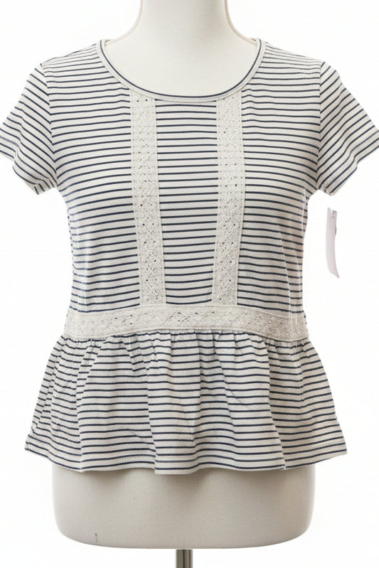 Navy/White Striped OshKosh Shirt, 5T G