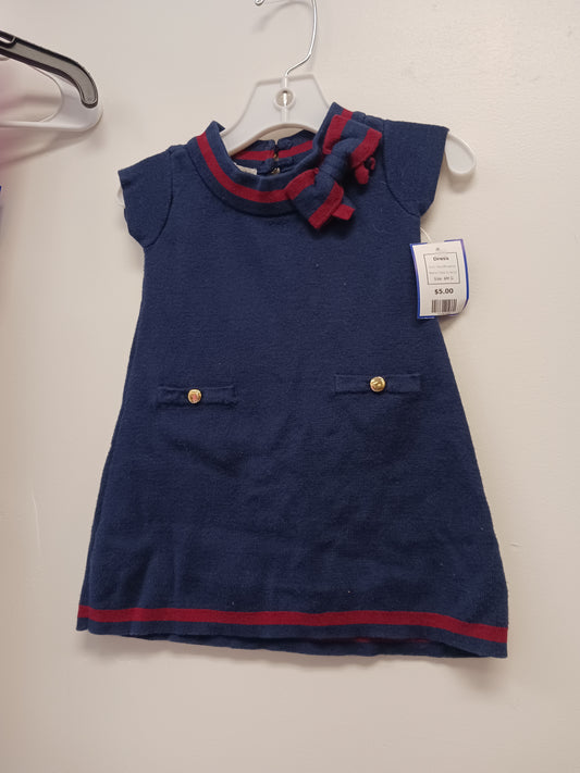 Navy/Burgandy Hope & Henry Dress, 6M G