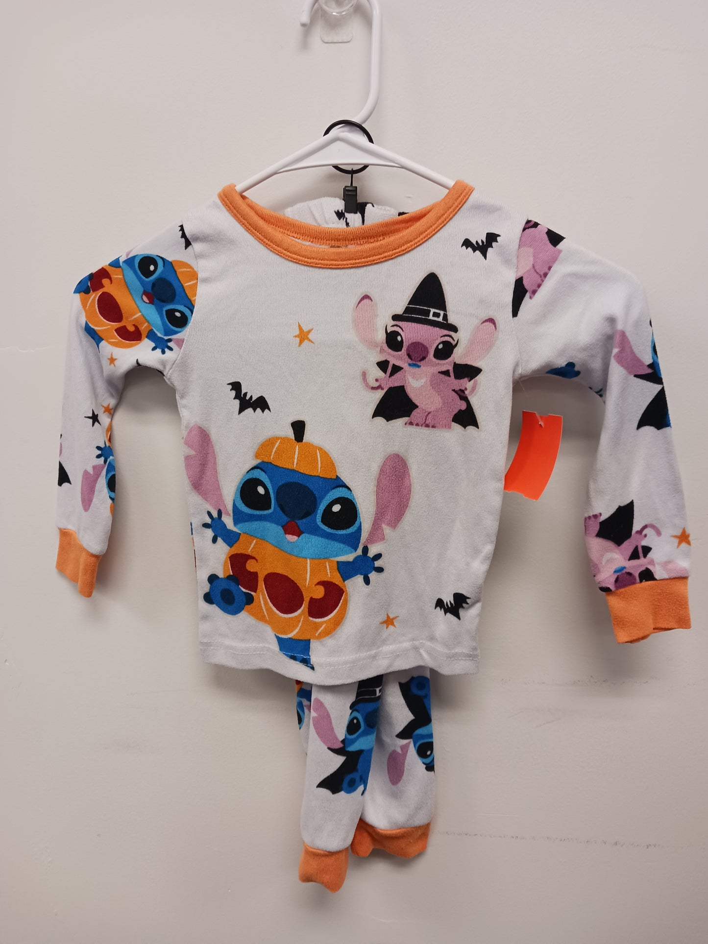 white/blue Disney Stitch Halloween PJS, 4 G