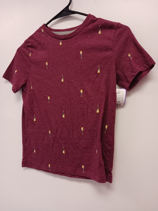 Burgandy Guitar Old Navy Shirt, 8 B